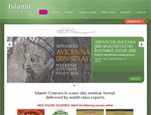 Tablet Screenshot of islamiccourses.org